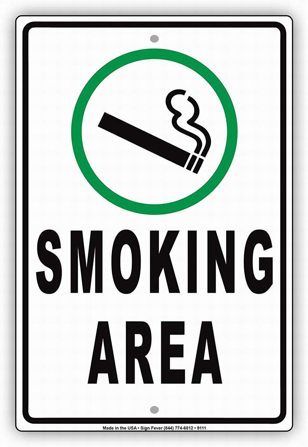 Vaping Store - Segnale di sicurezza 12x16 Fumatori Vaping